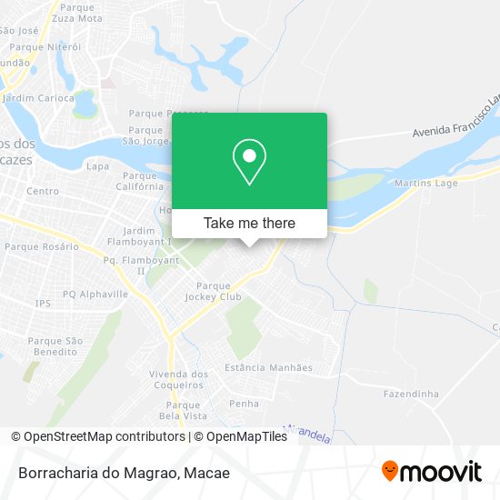 Borracharia do Magrao map
