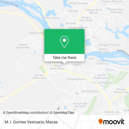 M. I. Gomes Vestuario map