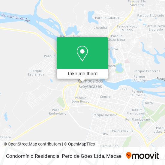 Condomínio Residencial Pero de Góes Ltda map