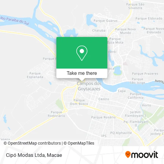Cipó Modas Ltda map