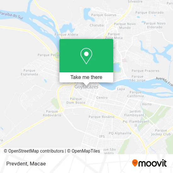 Prevdent map
