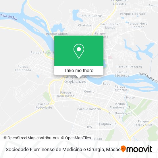 Sociedade Fluminense de Medicina e Cirurgia map