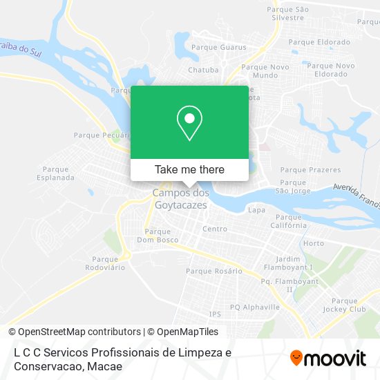 L C C Servicos Profissionais de Limpeza e Conservacao map