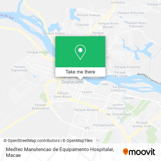 Medtec Manutencao de Equipamento Hospitalar map