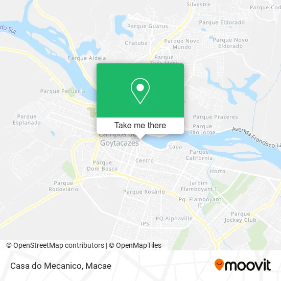 Casa do Mecanico map