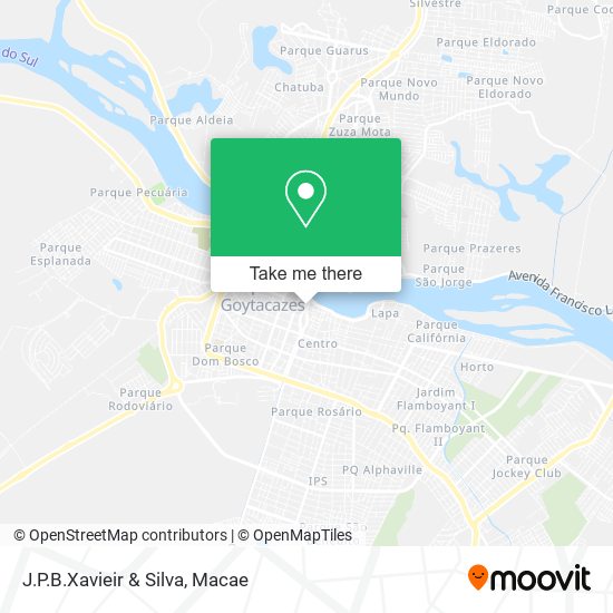 J.P.B.Xavieir & Silva map