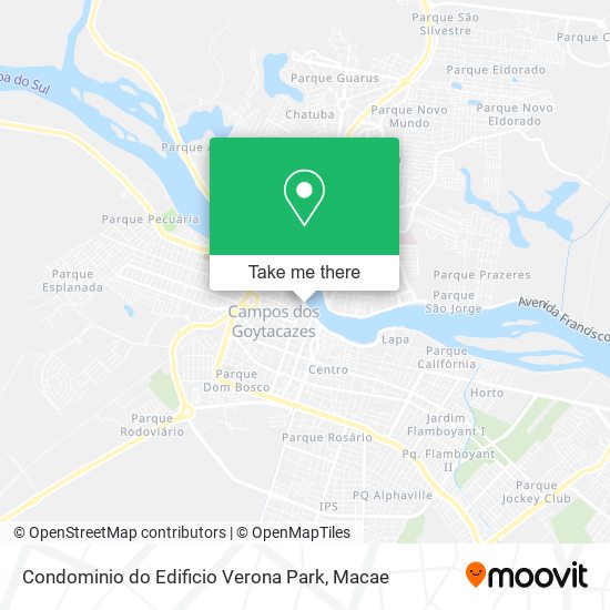 Condominio do Edificio Verona Park map