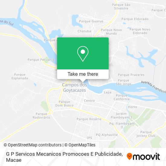 G P Servicos Mecanicos Promocoes E Publicidade map