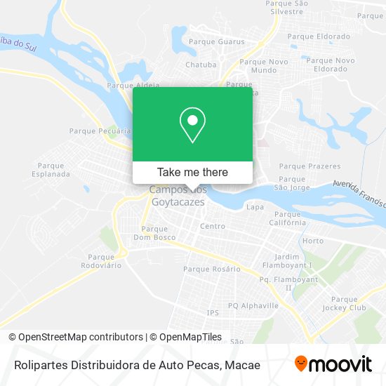 Rolipartes Distribuidora de Auto Pecas map