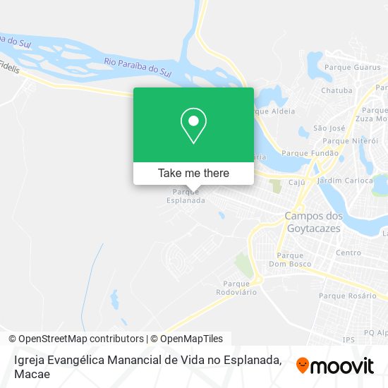 Igreja Evangélica Manancial de Vida no Esplanada map