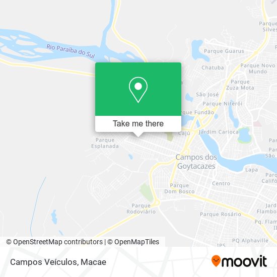 Campos Veículos map