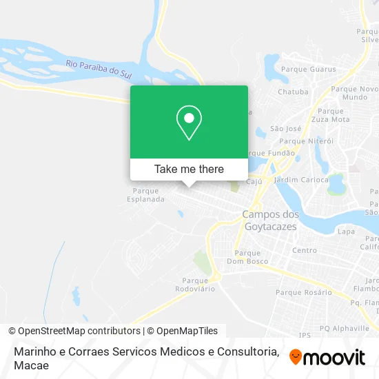 Marinho e Corraes Servicos Medicos e Consultoria map