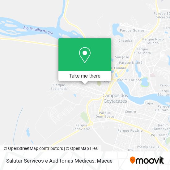 Salutar Servicos e Auditorias Medicas map
