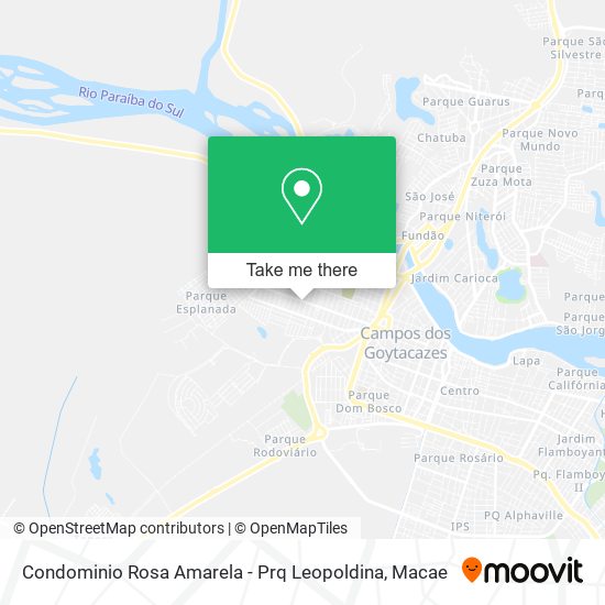 Condominio Rosa Amarela - Prq Leopoldina map