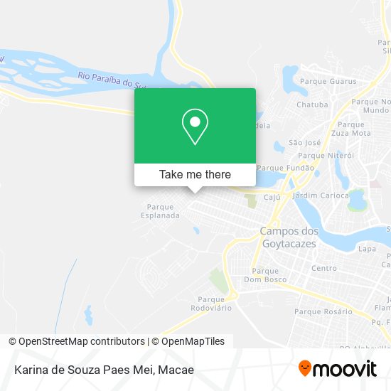 Karina de Souza Paes Mei map