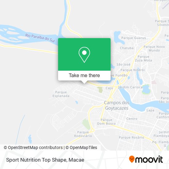 Sport Nutrition Top Shape map