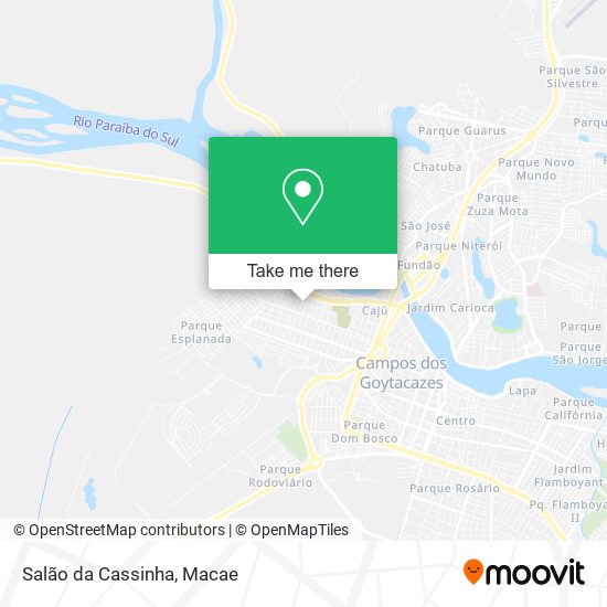 Salão da Cassinha map