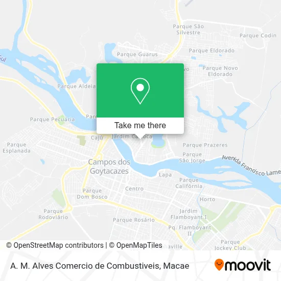 A. M. Alves Comercio de Combustiveis map