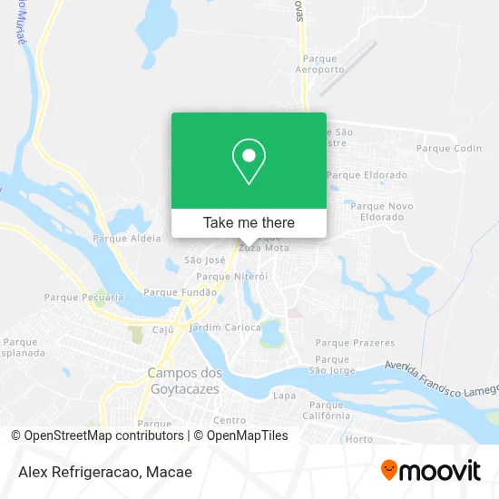 Alex Refrigeracao map