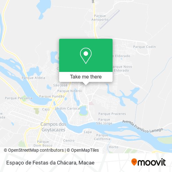 Espaço de Festas da Chácara map
