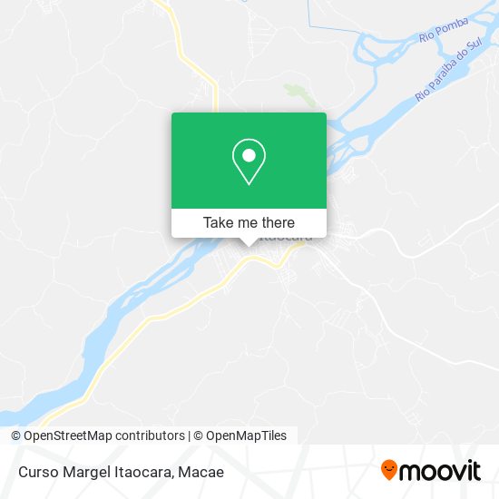 Curso Margel Itaocara map