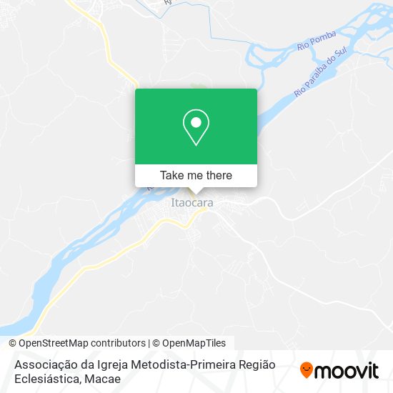 Associação da Igreja Metodista-Primeira Região Eclesiástica map
