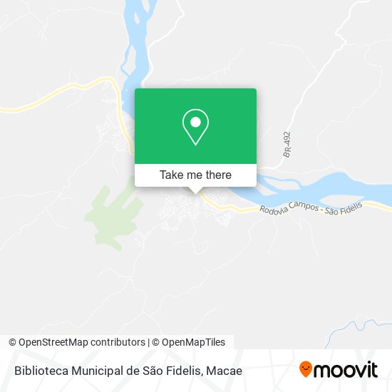 Biblioteca Municipal de São Fidelis map