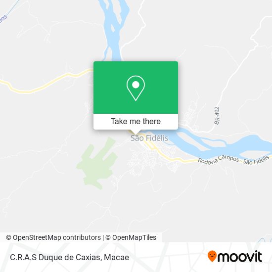 C.R.A.S Duque de Caxias map