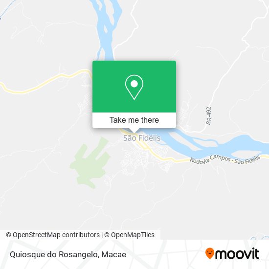 Quiosque do Rosangelo map