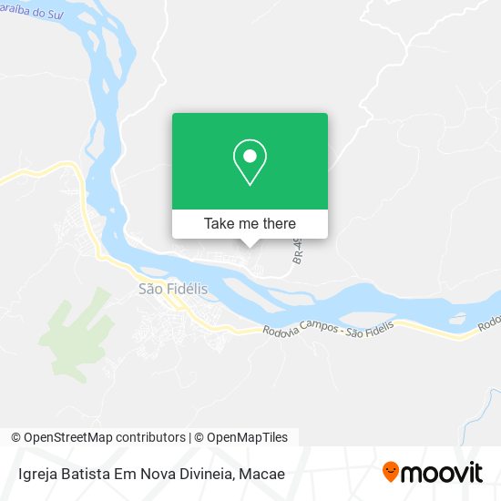 Igreja Batista Em Nova Divineia map