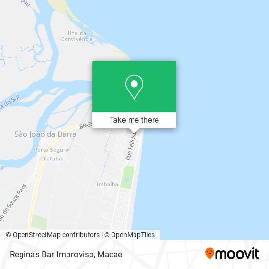 Regina's Bar Improviso map