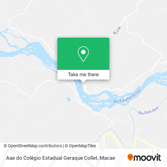 Aae do Colégio Estadual Geraque Collet map