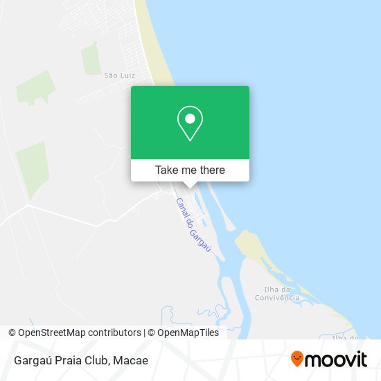Gargaú Praia Club map