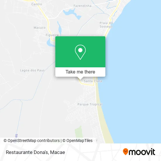 Restaurante Dona's map