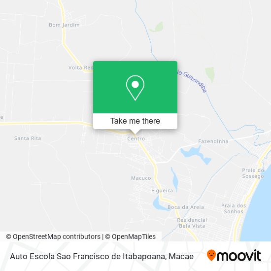 Auto Escola Sao Francisco de Itabapoana map