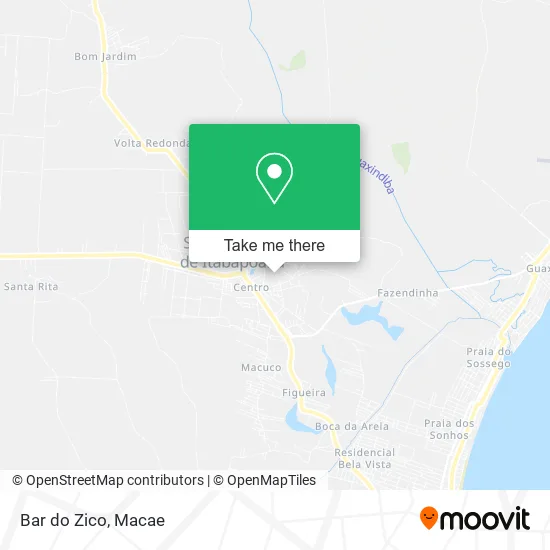 Bar do Zico map