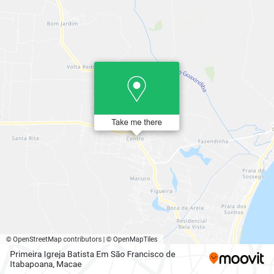 Primeira Igreja Batista Em São Francisco de Itabapoana map