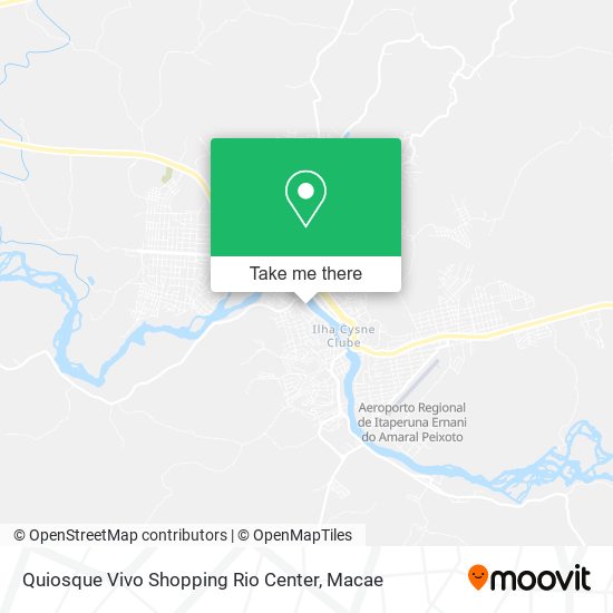 Quiosque Vivo Shopping Rio Center map