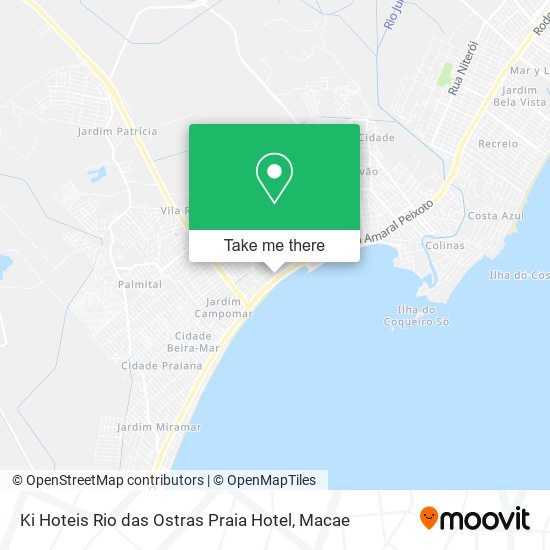 Ki Hoteis Rio das Ostras Praia Hotel map