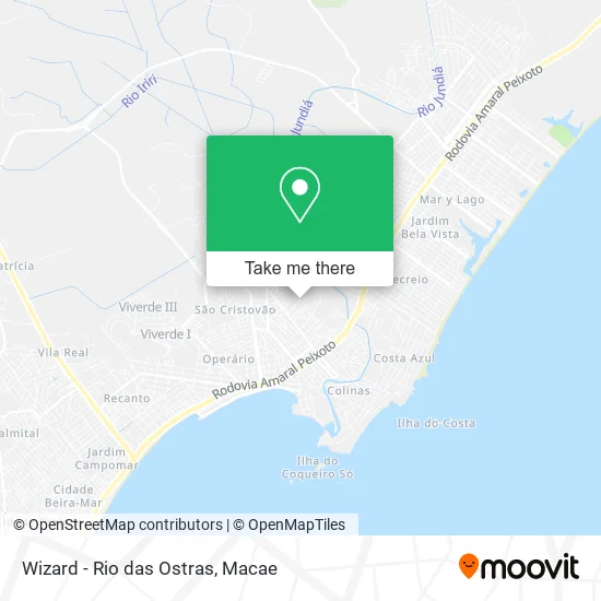 Wizard - Rio das Ostras map