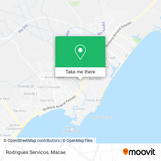 Rodrigues Servicos map