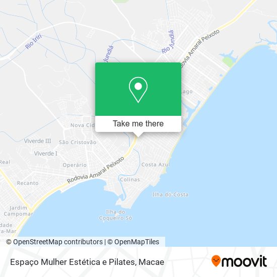 Espaço Mulher Estética e Pilates map
