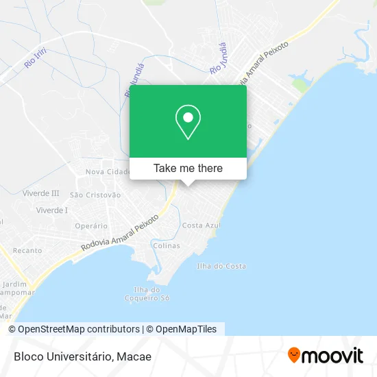 Bloco Universitário map