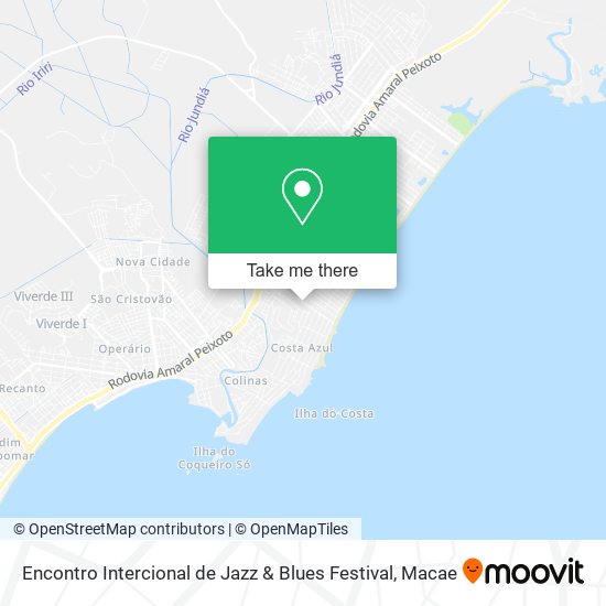 Encontro Intercional de Jazz & Blues Festival map