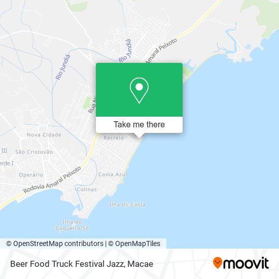 Beer Food Truck Festival Jazz map