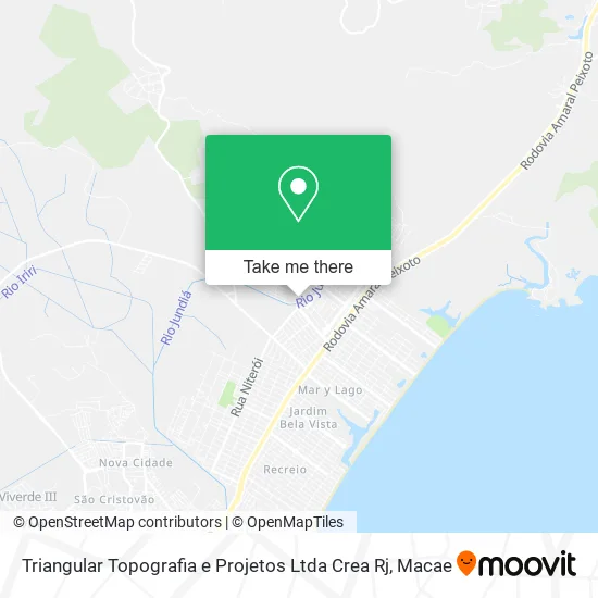 Triangular Topografia e Projetos Ltda Crea Rj map