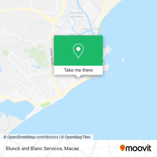 Blunck and Blanc Servicos map