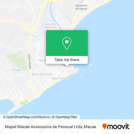 Mapel Macae Assessoria de Pessoal Ltda map
