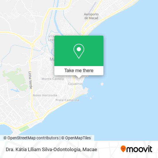 Dra. Kátia Líliam Silva-Odontologia map
