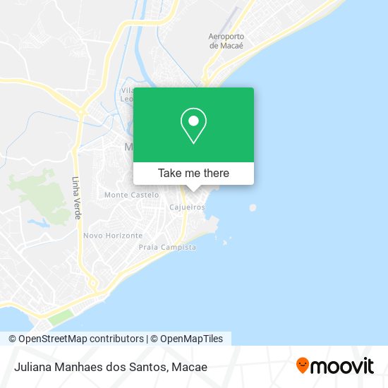 Juliana Manhaes dos Santos map